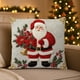 thumbnail image 1 of Funda de Almohada Navideña Roja de 45 X 45 Cm, Decoración Navideña de Muñeco de Nieve, Funda de Cojín de Lino con Bordado de Imitación., 1 of 6