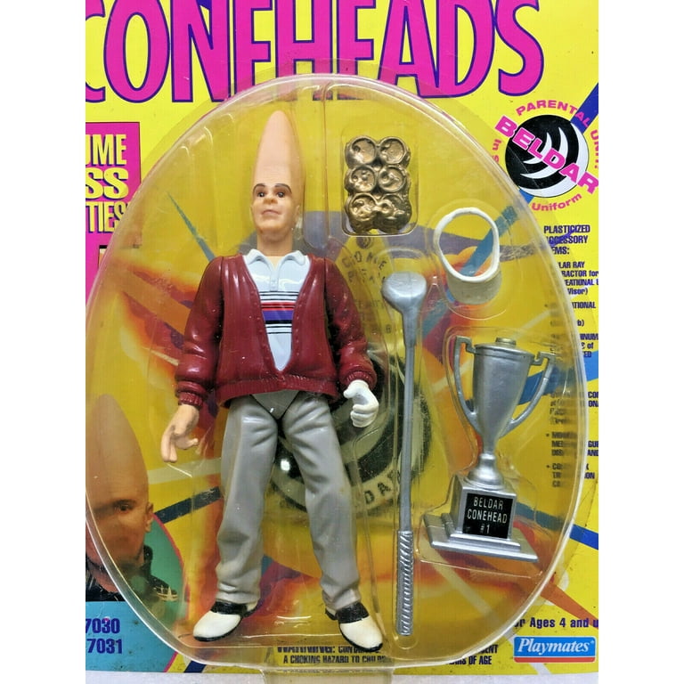 Vintage 1993 Playmates ConeHeads Action Figure - Beldar In