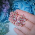 thumbnail image 2 of Unique Gold Plated Multicolor Cubic Zircon Drop Costume Stud Earrings for Women, 2 of 7