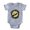 Heather Grey, variant on CafePress - Spooky Halloween Bat - Cute Infant Baby Football Bodysuit