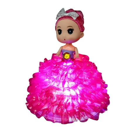 

TANGNADE Cute Luminous Doll LED Night Light With Soft Lighting Gifts For Girls For Birthdays And Christmas