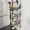 Black-4 Tier, variant on Over the Door Shower Caddy - 4 Tier Adjustable Shower Organizer Hanging with Soap Holder, No Drilling Stainless Steel Bathroom Rack Hanging for Body Wash, Shampoo, Soap, Razor, Silver