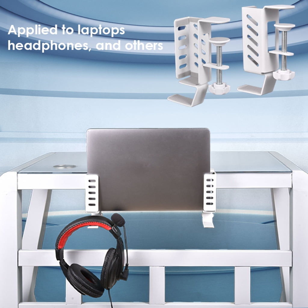 Tizuqe Desk Side Storage Laptop Storage Desk Organizers Laptop Holder Laptop Stand Desk Accessories Suitable for Office Home