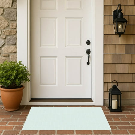 Gridblocked Outdoor Doormat