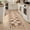 Brown, variant on Modern Runner Rug for Hallway 2x6 Checkered Easy Jute Rug with Non-Slip Backing, Stain-Resistant Kitchen Runner, Washable Geometric Indoor Outdoor Rug for Laundry Entryway, Black Brown