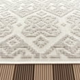 thumbnail image 3 of Paco Home Indoor & Outdoor Rug with Maroccan Trellis Pattern in Beige Cream - 3'11" x 5'7" (4'x6'), 3 of 5