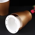 thumbnail image 4 of Golden Self Watering Flower Pot for Planting with Water Storage Perfect for Succulents Cactus 2 Pcs Plastic Planter Small Size, 4 of 8