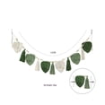 thumbnail image 4 of Woven Wall Hanging Tapestry Boho Chic Home Decor Woven Green Leaf Large Tapestry Wall Art Decor Handmade Feather for Bedroom Living Room Apartment Hanging Decorations, 4 of 5