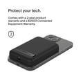 thumbnail image 3 of Pre-Owned Belkin BoostCharge Wireless Power Bank 5K w/MagSafe Compatible 7.5W Charging, Built-in Pop-up Kickstand - Compatible w/iPhone 16, 16 Plus, 16 Pro, 16 Pro Max, iPhone 15, AirPods, and More - Black, 3 of 9