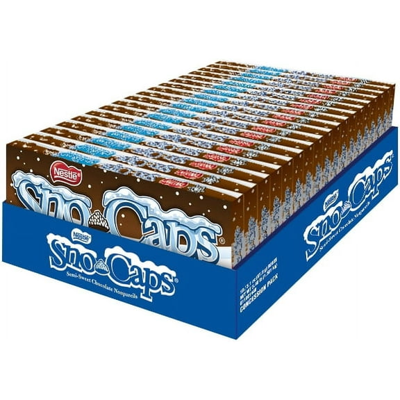 Sno-Caps Semi Sweet Chocolate Bites 3.1Oz. (Box of 15)