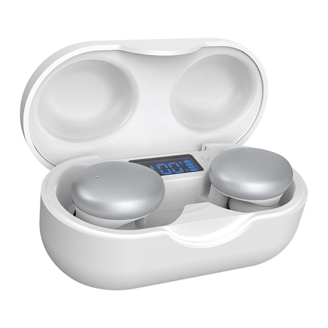 Auriculares inalámbricos Cateissary con micrófono Bluetooth 5.1 Blanco