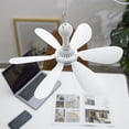 thumbnail image 4 of 2Pcs Portable Mini USB Ceiling Fan Hanging Fan USB Quiet Office Baoblaze none, 4 of 8