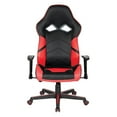 thumbnail image 3 of Chaise Gaming Vapor en Similicuir Noir avec Accents Rouges, 3 of 11