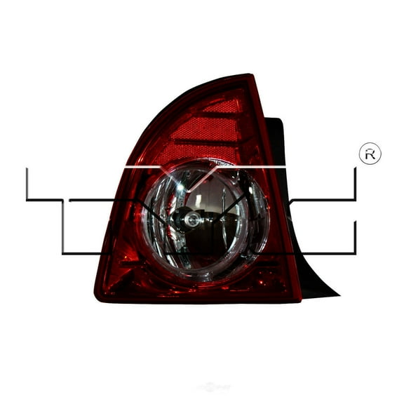 TYC 11-6314-00 TYC Regular Fits select: 2008-2012 CHEVROLET MALIBU LTZ