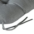 thumbnail image 3 of Heather Gray Outdoor Chair Cushion (2-pack), 3 of 7