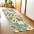 thumbnail image 6 of Hallway Runner Rug 2X6 ft, Washable Rug Non Slip Floral Vintage Kitchen Mats for Floor, Entryway Runner Rug ，Bedroom Area Rug Soft Touch Rug Runner Rug, 6 of 7