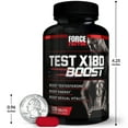 Force Factor Test X180 Boost, PreWorkout Testosterone Booster, 120
