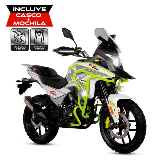Motocicleta Adventure MB Motos Gran Turismo 300cc Blanco 2026