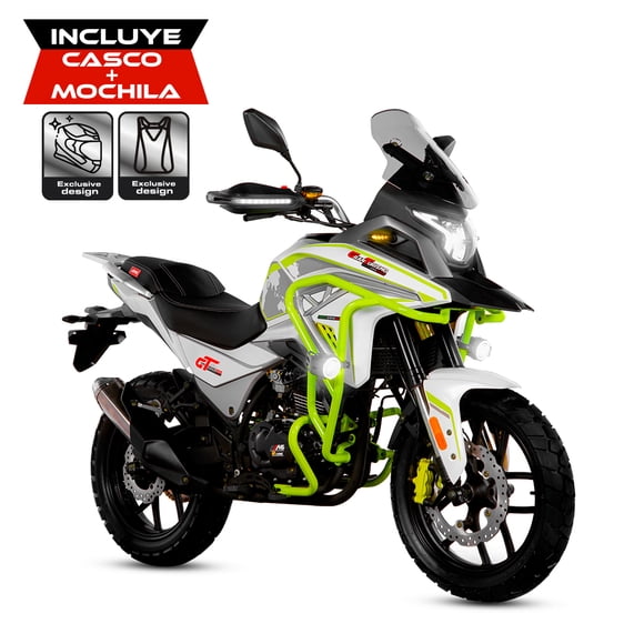 Motocicleta Adventure MB Motos Gran Turismo 300cc Blanco 2026
