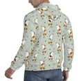 thumbnail image 6 of Pofeuu Dog Riding Skateboard Print Mens Casual Hooded Collar Drawstring Hoodies Pullover Sweatshirts Casual Long Sleeve Shirts-Medium, 6 of 7