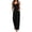 Black, variant on Wensltd Spaghetti Strap Summer Jumpsuits for Women Casual Loose Plus Size Jumpers with Pockets