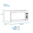 thumbnail image 3 of Horno de Microondas Midea  1.1 Pies Cúbicos MMDV11S2DG Silver, 3 of 3