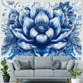 thumbnail image 4 of Orinice Flowers Tapestry Wall Hanging Unique Style Graphic Tapestries Home Wall Decor Art for Living Room Bedroom Apartment Farmhouse Dorm 60x50inch, 4 of 6