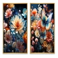 thumbnail image 2 of Designart "pasture Butterfly pasture II" Meadow Framed Wall Art Set Of 2 - Multi-Color Landscapes Framed Wall Art Set Of 2, 2 of 7