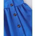 thumbnail image 6 of 3T Baby Girls Dress 4T Girls 2 Pack Sleeveless Dress Butterfly Print Toddler Girls Solid Color Dress Blue, 6 of 9
