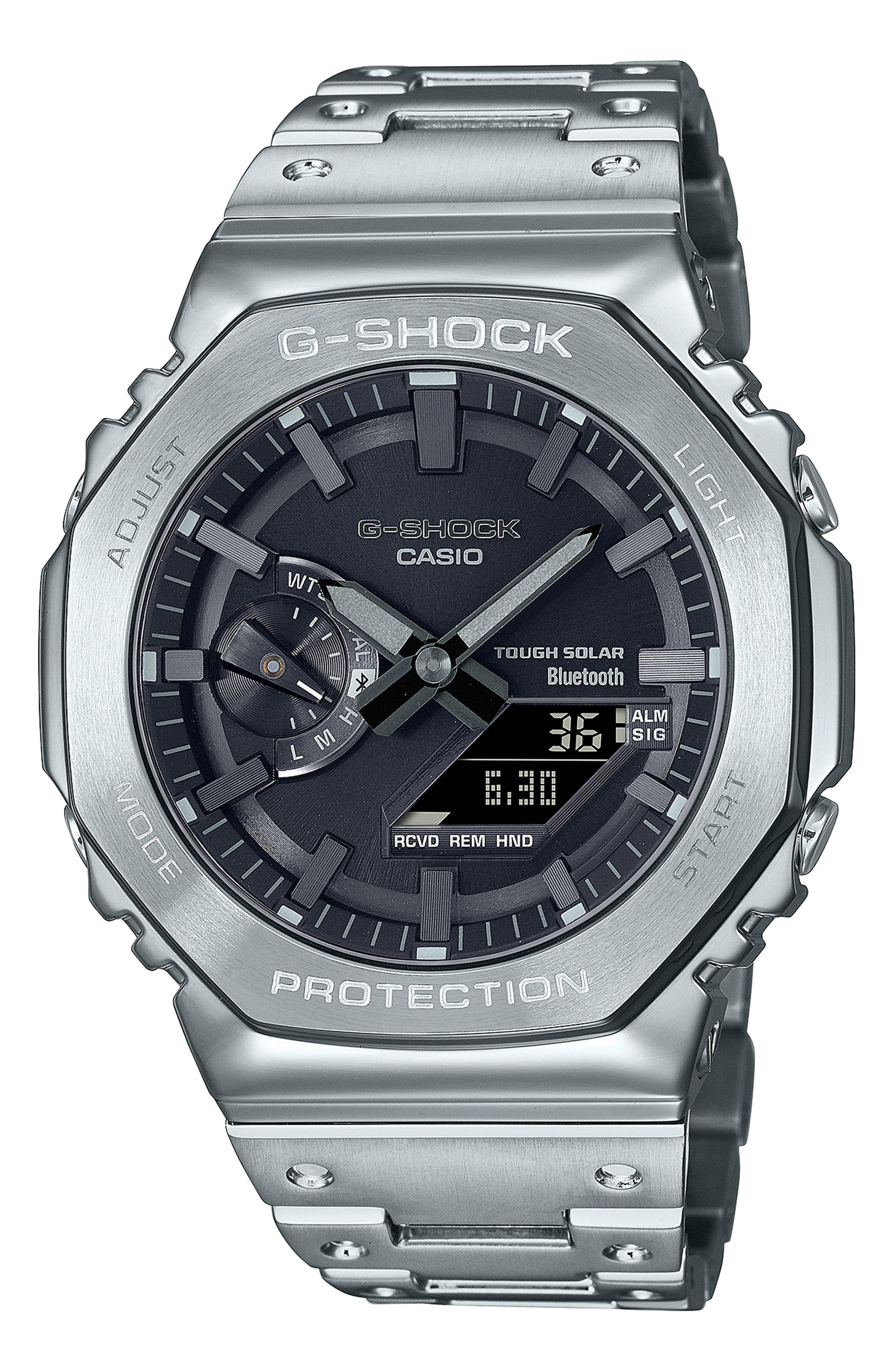 Casio G-Shock Full Metal Mobile Link Analog Digital Solar GM
