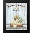 thumbnail image 2 of Kennedy, Lisa 12x14 Black Modern Framed Museum Art Print Titled - Farm Fresh Pumpkin, 2 of 5