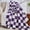 Deep Purple Plaid-50"x60", variant on Heated Electric Blanket Norse Blue Plaid 72"x84" Full Size Use for Bed Couch Office