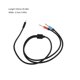 thumbnail image 2 of unbranded Cable De Extensión De Audio Negro Para Auriculares Con Conector 3.5mm A .35mm Para Estudio, 2 of 8