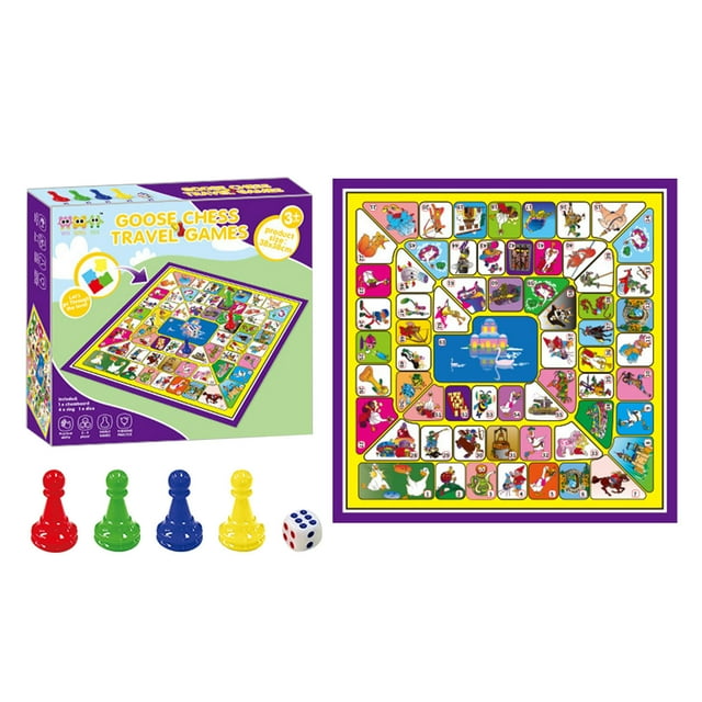 Juego de mesa clásico de estrategia internacional para todas las edades. Entretenimiento familiar de plástico para viajes.