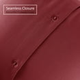 thumbnail image 3 of (4 pack) Nestl Pillow Sham Set of 2, Premium 1800 Series Double Brushed Bed Pillow Cases, Burgundy Red, Euro 26" X 26", 3 of 6