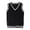 Black, variant on Unir Womens Vests British School Style Cable Knit V Neck Striped Cotton Sleeveless Pullover Sweater Vest Basic Daily Waistcoat S-XXL Cozy Wear 1Pc