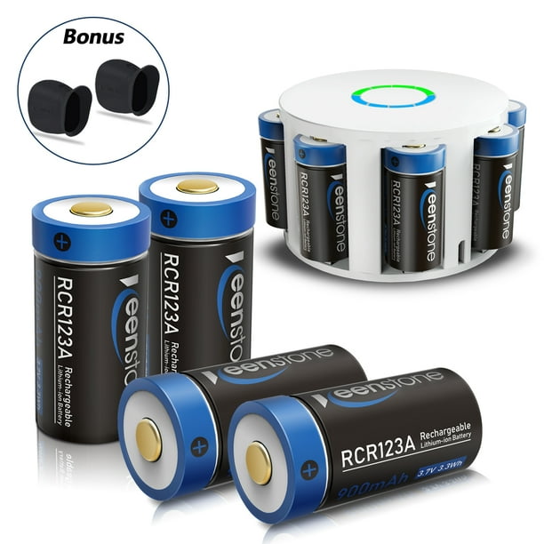 [Upgrade]Arlo security camera batteries, 8Pack 3.7V 900 mAh RCR123A