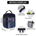 thumbnail image 5 of Gamer Character Pattern Portable Lunch Bag for Women, Reusable Thermal Tote for Travel and Daily Use, 5 of 6