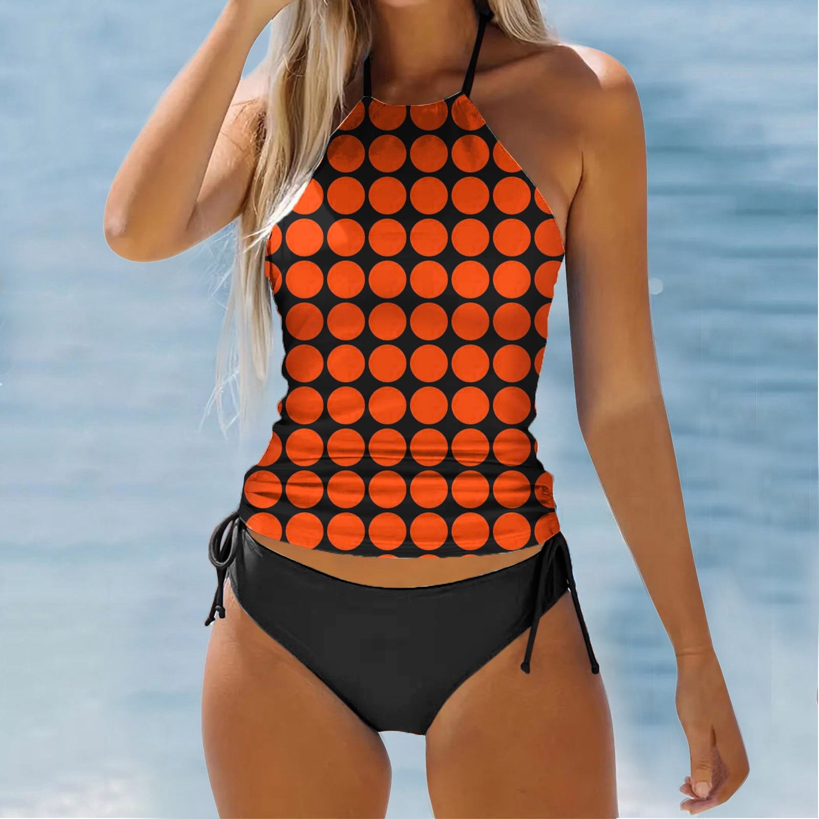 Maillot De Bain 1 Pièce Asymetrique - Orange Violet | 3 Suisses