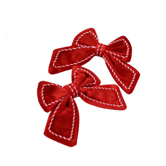 2026 Christmas Home Party Decoration 2PC Christmas Bow Decoration Suitable For Christmas Trees Wreaths Door Wall Decorations And Festive Home Party Arrangements Celebration Party Supplies