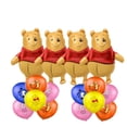 thumbnail image 2 of Suministros para fiestas de cumpleaños infantiles, juego de globos de dibujos animados de Winnie The Pooh, globos de fiesta, regalos para niños, adorno de papel para tartas, baby shower, 2 of 5