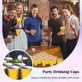 thumbnail image 3 of NOGIS 50 Pcs 16 oz Plastic Cups Disposable Drinking Cups Plastic Shot Glasses for Thanksgiving Christmas Birthday Wedding Party, Yellow, 3 of 7