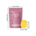 thumbnail image 3 of Pisexur Belleza Maquillaje Discos limpiadores de cúrcuma hidratantes para una limpieza diaria sin sensación de frescura (2 ml)para mujeres y hombres, 3 of 9