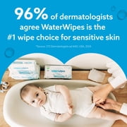 WaterWipes Sensitive Newborn & Baby Wipes, 99.9% Water, Unscented & Hypoallergenic, 720 Wipes