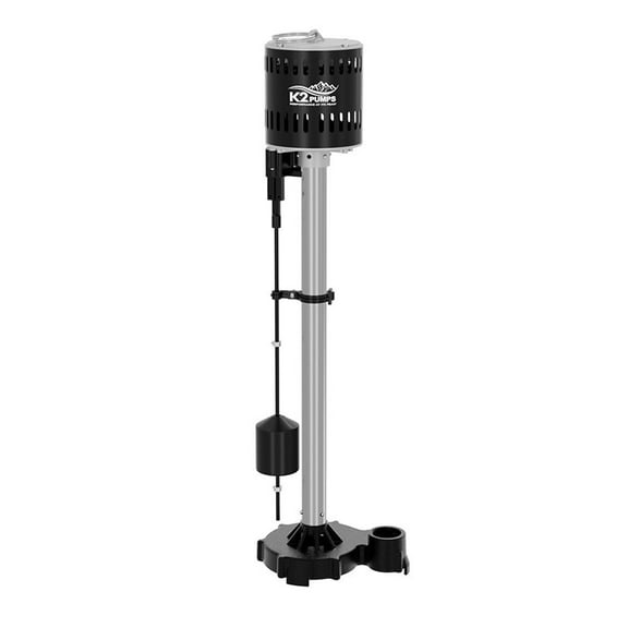 K2 Pumps Pedestal Sump Pump 1/2 Hp Stainless Steel