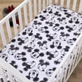 thumbnail image 2 of Sábana bajera ajustable para minicuna Disney Mickey Mouse, color negro antracita, 2 of 6