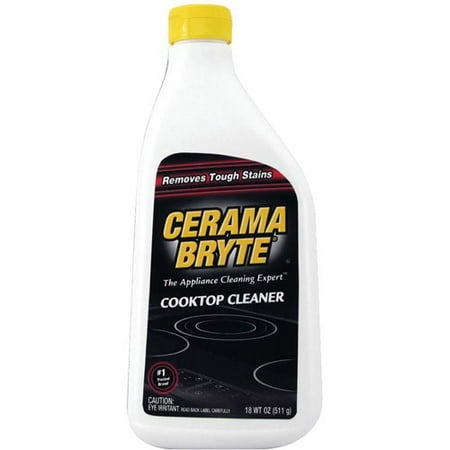 Cerama Bryte Ceramic Cooktop Cleaner, 18 oz (Best Glass Cooktop Cleaner)