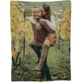 thumbnail image 3 of Custom Blanket - Soft, Lightweight, And Vibrant | Personalized Plush Fleece And Flannel For Photo Memories 50"X40", 3 of 6