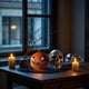 thumbnail image 5 of Hogar y cocina, Decoración del hogar, Decoración de linterna de calabaza de Halloween, Calabaza con ojos de diablo, Cara de fantasma, Decoración navideña, Diseño de fiesta para interiores y exteriores, 5 of 6