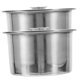 thumbnail image 5 of FELTECHELECTR 2Jgo De Condimentos De Metal Plateado Para Guardar Sal, Pimienta Y En Cocina, 5 of 7